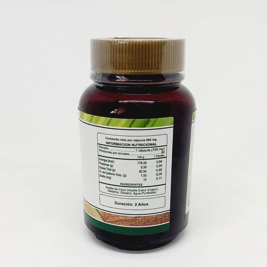 ACEITE DE COCO INFORMACIÓN NUTRICIONAL