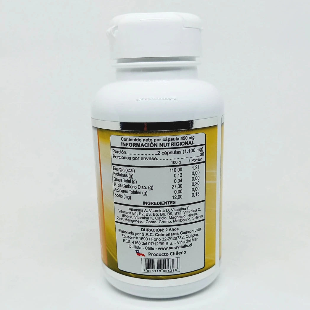 Nutrum kids multivitaminico niños de Aura Vitalis