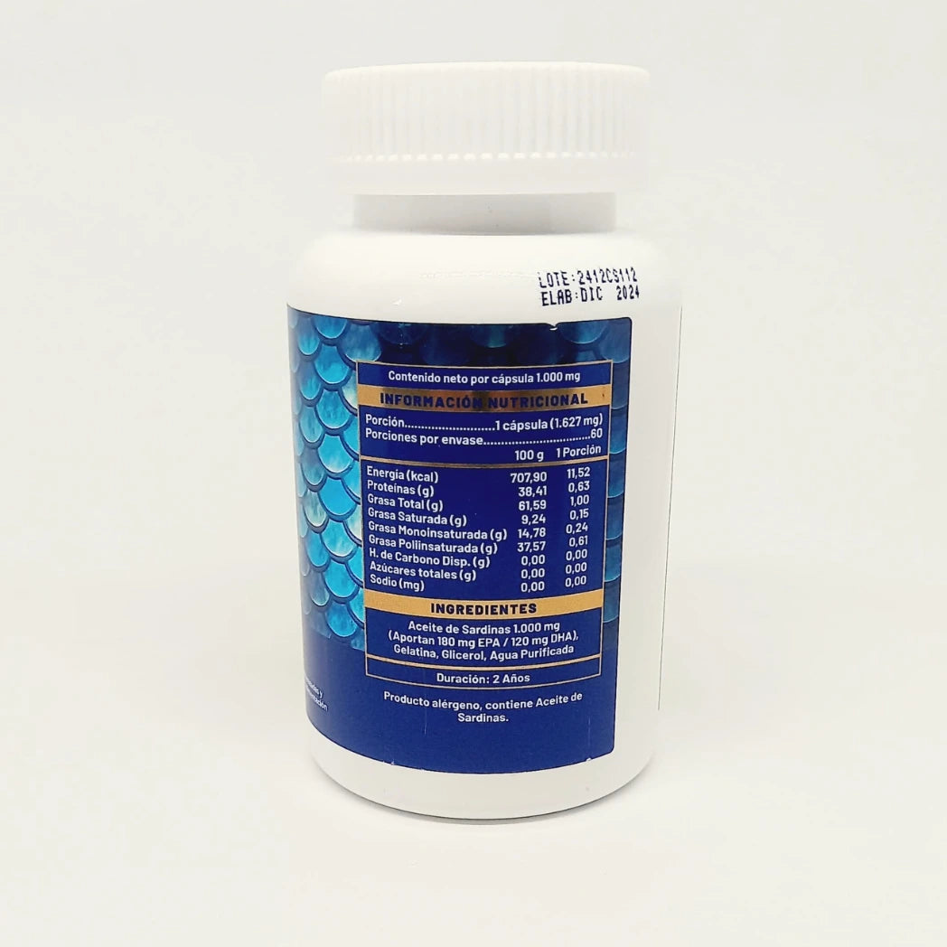 OMEGA 3 INFORMACIÓN NUTRICIONAL