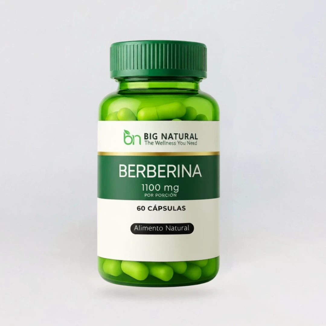 Berberina 1100 mg – 60 Cápsulas | Big Natural