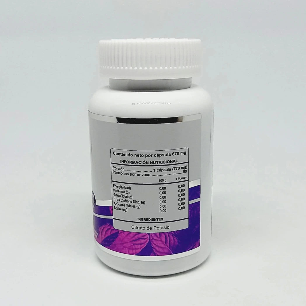 citrato de potasio informacion nutricional aura vitalis
