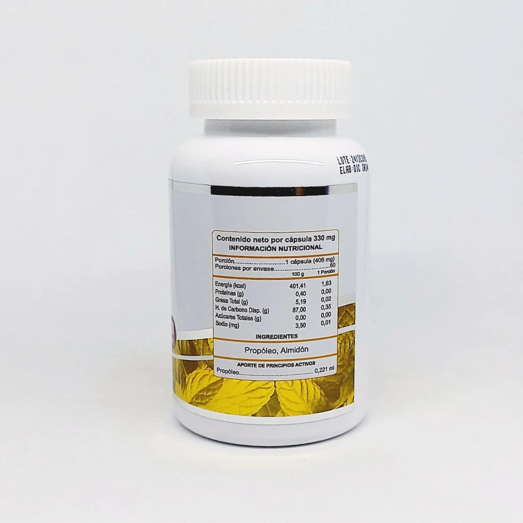 propoleo aura vitalis informacion nutricional