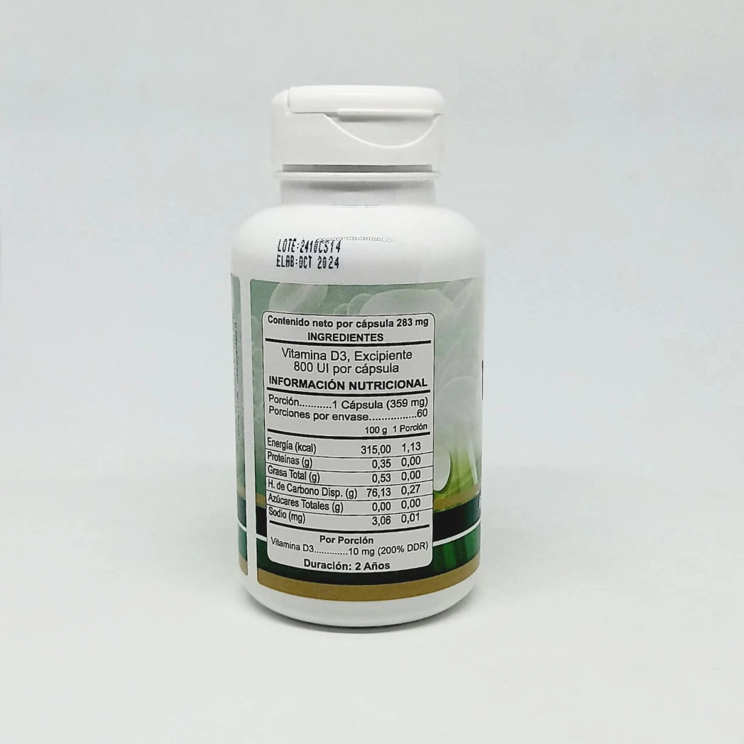 vitamina D3 información nutricional