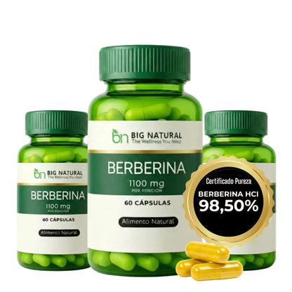 BERBERINA HCL TRES FRASCOS BIGNATURAL