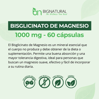 BISGLICINATO DE MAGNESIO INFORMACIÓN