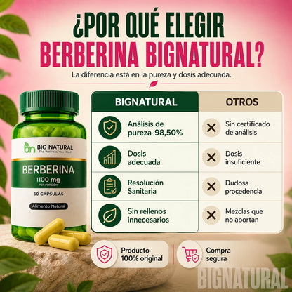 Berberina comparativa otras marcas