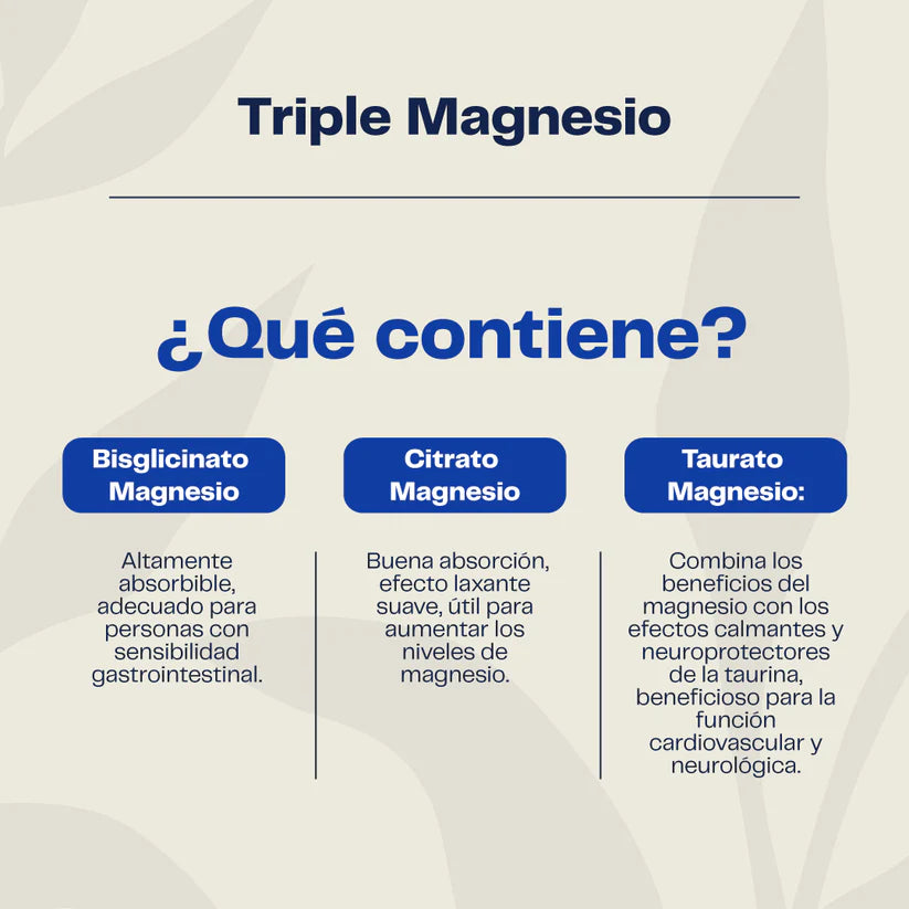 Para que sirve triple magnesio