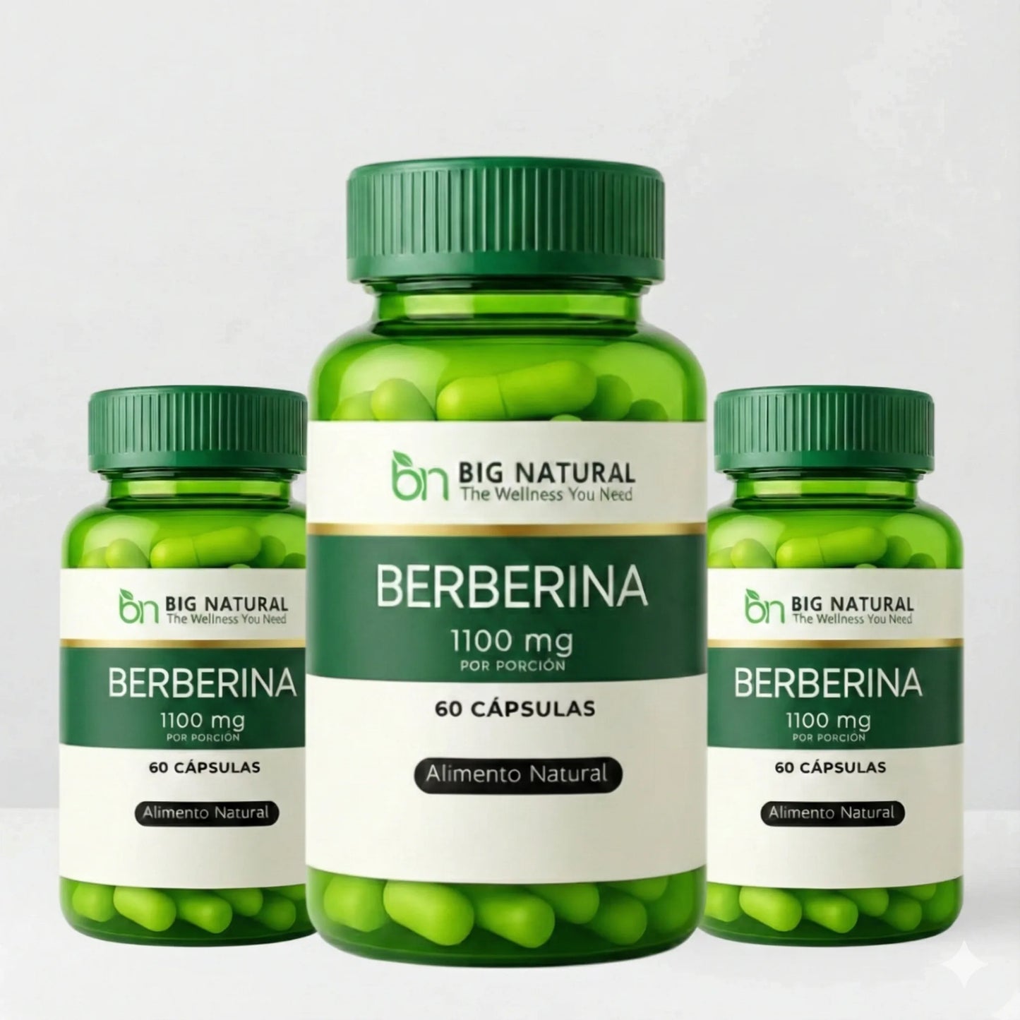 3X Berberina 1100 mg