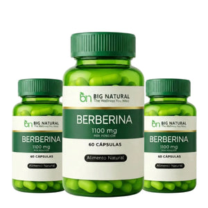 3X Berberina 60 cápsulas BigNatural