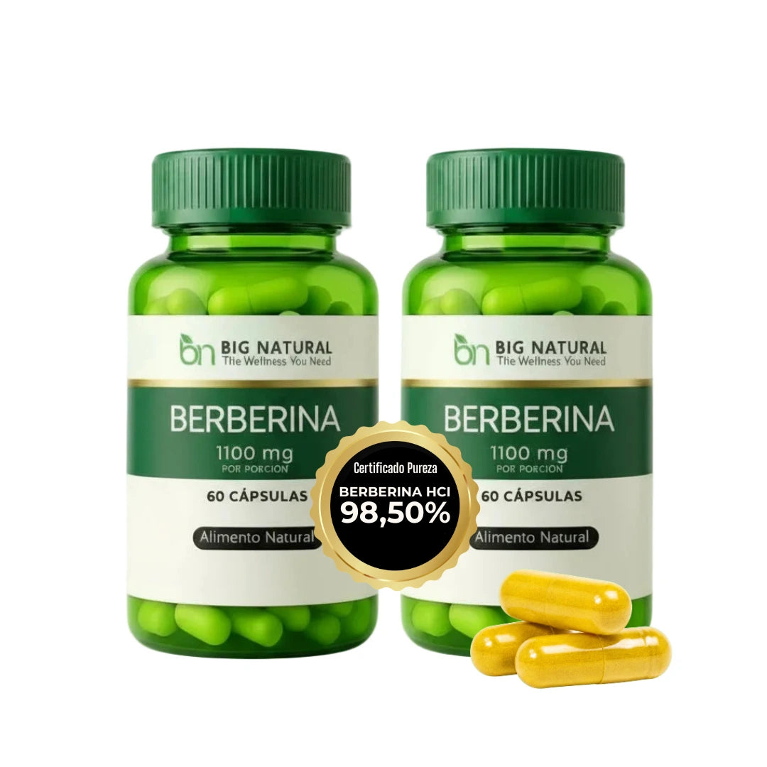 berberina hcl dos frascos bignatural