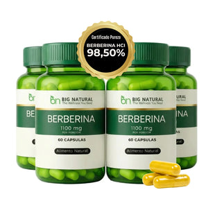 Berberina para control de glucosa (pack 4 frascos)