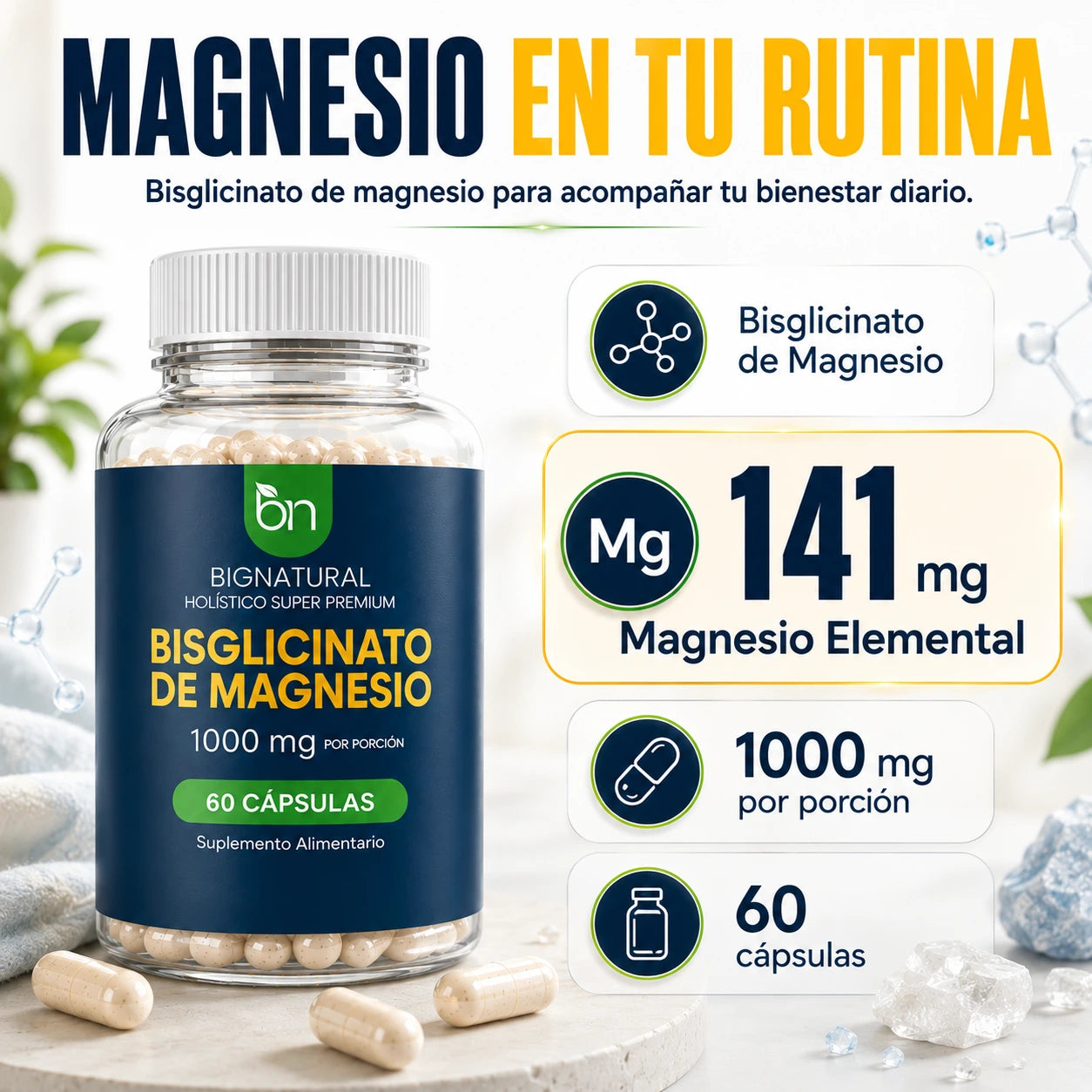 bisglicinato caracteristicas