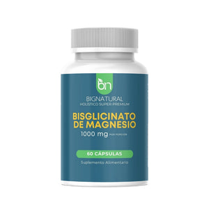 Bisglicinato de Magnesio 1000 mg 60 cápsulas