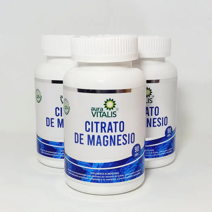 Citrato de Magnesio Pack 3x Aura Vitalis