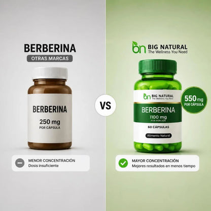 compara berberina bignatural con otras marcas